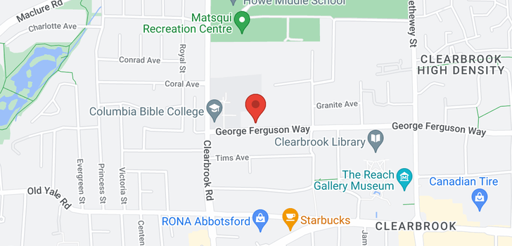 map of 310 32085 GEORGE FERGUSON WAY